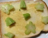 ブロ茎の胡麻＊味噌＊おかかトースト作り方4写真