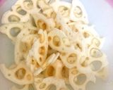 レンコンのきんぴら作り方1写真
