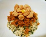 犬ご飯　根菜と鶏ビッツのせ作り方7写真