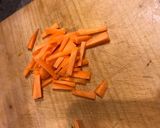 かぼちゃの皮のきんぴら作り方3写真