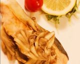 秋に食べたい♡秋鮭のきのこバタームニエル作り方9写真