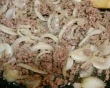 ひき肉と玉ねぎのオムレツ♡作り方2写真