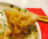 納豆オクラで☆ネバネバふわふわ辛ラーメン作り方5写真
