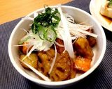 ポン酢でさっぱり！鶏肉と根菜の甘酢和え作り方3写真
