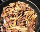 牛肉とゴボウの甘辛煮作り方3写真