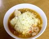 スンドゥブ風辛ラーメン♡作り方4写真