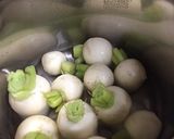 あったか汁物! 蕪のゴマゴマ汁作り方4写真
