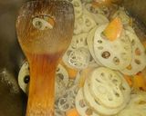 【簡単味付け常備菜】蓮根と人参の金平♪作り方2写真