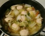 鶏団子と白菜のぽかぽか生姜入りスープ♡作り方4写真