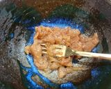 アケビ♥アケビとタコの梅肉和え作り方6写真
