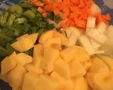 ソーセージと野菜のチャウダースープ作り方1写真