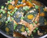甘酒で作る、かぼちゃのそぼろ煮作り方4写真