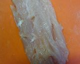 簡単甘酢鶏ささみ大葉チーズ巻き作り方3写真