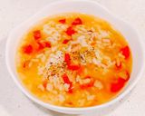 レンジで簡単、コンソメスープ朝ごはん！作り方6写真