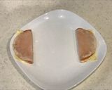 餃子の皮をレンチン、ハムチーズのブリトー作り方5写真