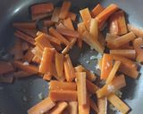舞茸と人参のにんにく塩炒め作り方2写真