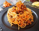 簡単♡鯖缶でボロネーゼ風パスタ作り方5写真