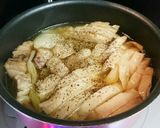 車麩と牛バラ肉の韓国風煮込み☆作り方6写真