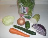 お気楽　生野菜ストック作り方1写真