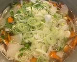 野菜たっぷりたまごスープ作り方5写真