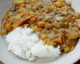 野菜いっぱいカレー、さつまいも入り作り方8写真
