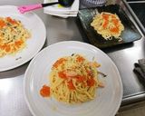 マグロ漁師濃厚絶賛鮭親子カルボナーラ作り方29写真