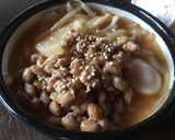 残ったキムチ鍋で！納豆キムチ雑炊作り方2写真