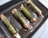 アケビ♥アケビとチーズの磯部巻き作り方9写真