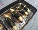 アケビ♥アケビとチーズの磯部巻き作り方10写真