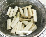 圧力鍋で♪骨まで食べよう♪さんまゴボウ作り方1写真