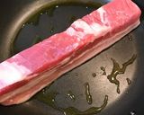 燻した豚バラと蕪のグリエ作り方1写真