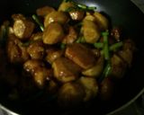 鶏肉とジャガイモの揚げ煮作り方4写真