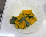 かぼちゃの皮スープ　おいしく作り方1写真