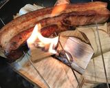 燻した豚バラと蕪のグリエ作り方4写真