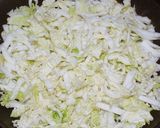 豚挽き肉と白菜ピーマンの青椒肉絲風炒め作り方6写真