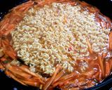 人参とメレンゲ卵のとろみ辛ラーメン作り方2写真