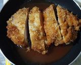 お弁当に~チキンカツリメイク 甘酢味作り方3写真