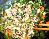 ほんのりとろ〜り青野菜たっぷり豚肉炒め♪作り方3写真