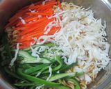 野菜たっぷり！豆乳辛ラーメン作り方2写真