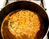 かつ煮のせ☆辛ラーメン☆作り方1写真