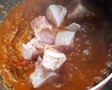 茄子とチキンのカレー作り方10写真