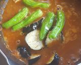 茄子とチキンのカレー作り方12写真