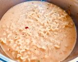 豆乳でまろやか、豚そぼろ辛ラーメン作り方5写真