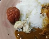 わさび漬け添えバーモント甘口サバ缶カレー作り方3写真