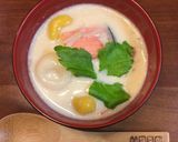石狩鍋風☆豆腐白玉だんごの味噌汁作り方5写真