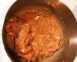 豚肉の濃厚ごまだれパスタ 五右衛門風作り方1写真