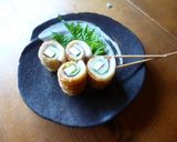 簡単つまみ♡ちくわの梅チーズ巻き♪作り方6写真