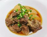 ホッと温まる☆大根と牛肉の韓国風煮込み作り方6写真