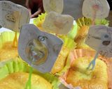 小学生と、カボチャでハロウインケーキを★作り方4写真