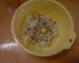 長ねぎたっぷりの納豆トースト作り方2写真